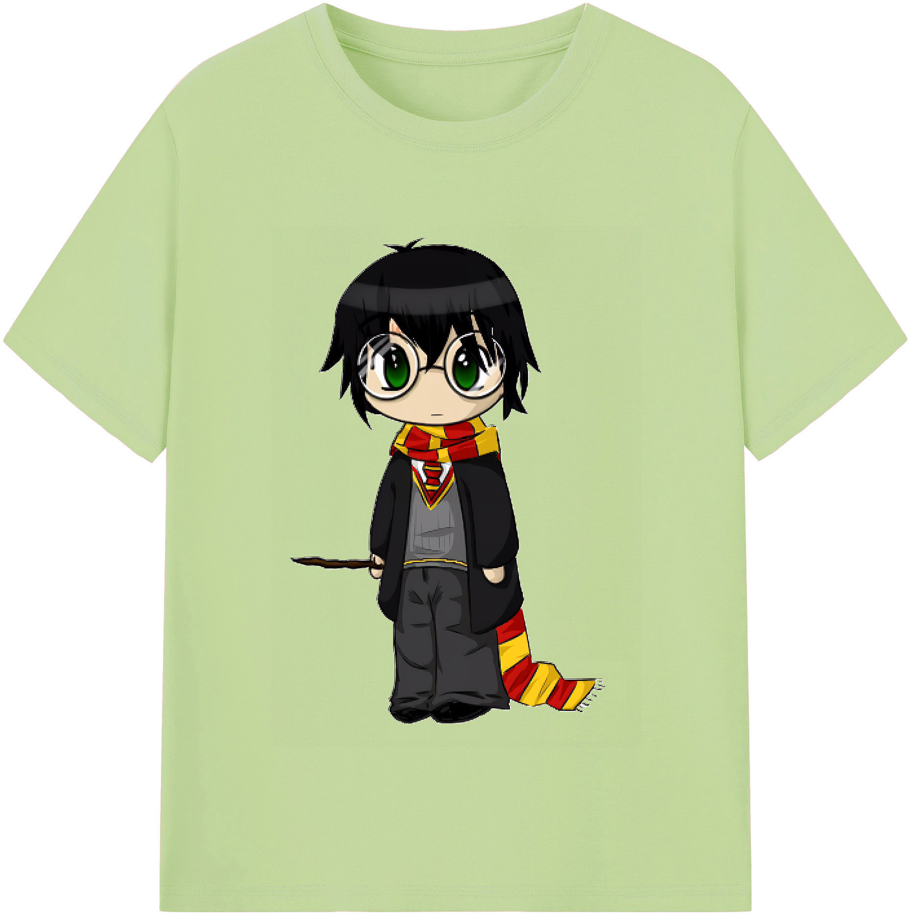 （画像用） Harry Potter ハリー・ポッターシリーズ 綿100％半袖Tシャツ（フロントプリント）